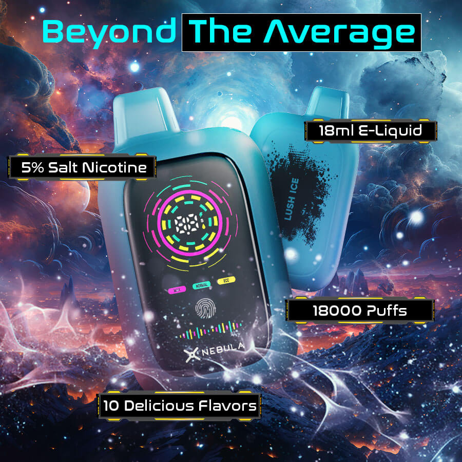 Nebula Universe 5% 18000 Puffs Vape - Lush Ice