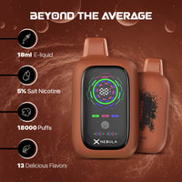 Nebula Universe 5% 18000 Puffs Disposable Vape - Tobacco