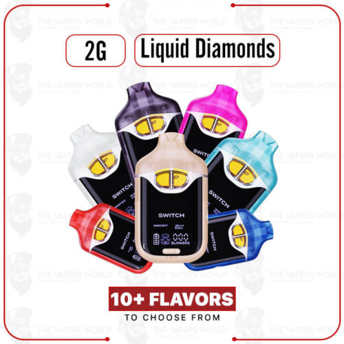 BOUTIQ Switch Glow Liquid Diamonds Disposable 2G