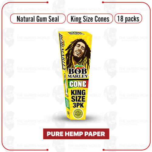 Bob Marley - PH - Pre-Rolled Cone  - King Size - 3PK