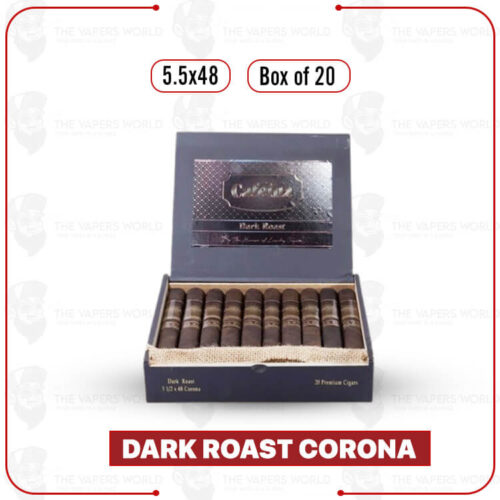 Cafeina Dark Roast Corona 5.5x48 Box of 20 Cigars