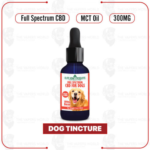 Elite Hemp CBD Dog Tincture 300mg ? Bacon Flavor