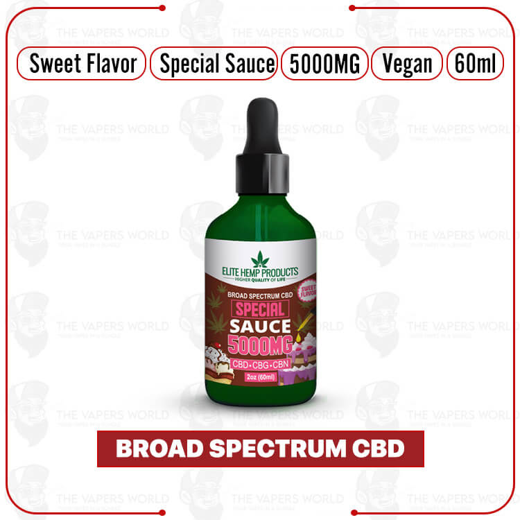Elite Hemp - CBD Special Sauce 5000mg Desserts