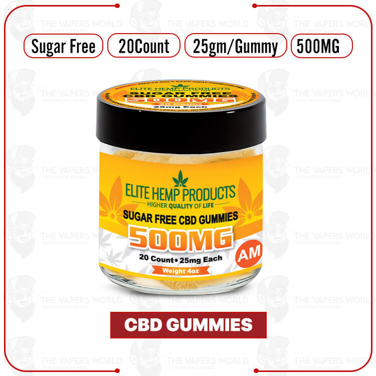 Elite Hemp - CBD Sugar Free Gummies 500mg
