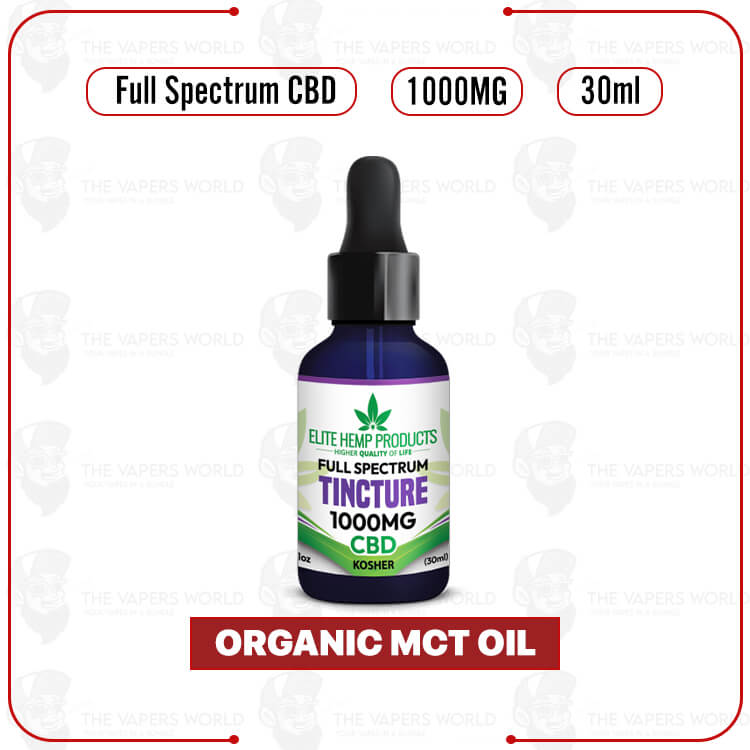 Elite Hemp CBD Tincture 1000mg