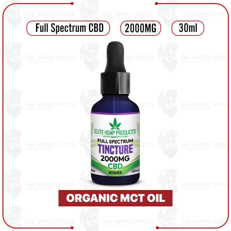 Elite Hemp CBD Tincture 2000mg