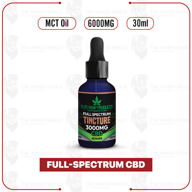 Elite Hemp - CBD Tincture 6000mg