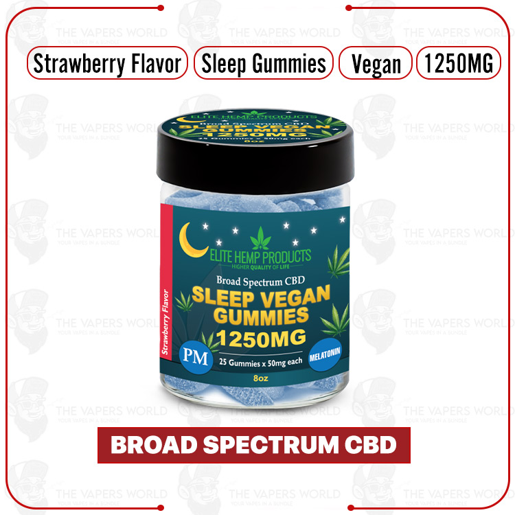 Elite Hemp - CBD Vegan Gummies 1250mg Sleep