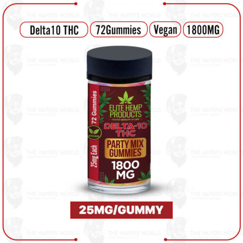 Elite Hemp - Delta 10 Mix Vegan Gummies 1800mg