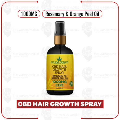 Elite Hemp - CBD Hair Growth Spray 1000mg Rosemary & Orange Peel Oil
