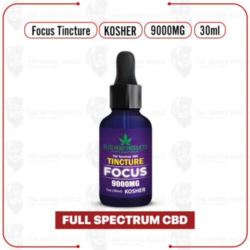 Elite Hemp - CBD Tincture 9000mg Focus