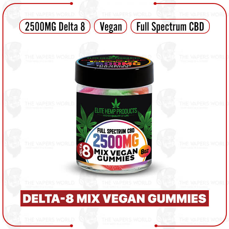 Elite Hemp - Delta-8 Mix Vegan Gummies 1250mg