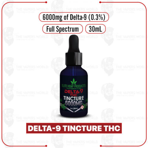 Elite Hemp - Delta-9 Tincture THC 6000MG