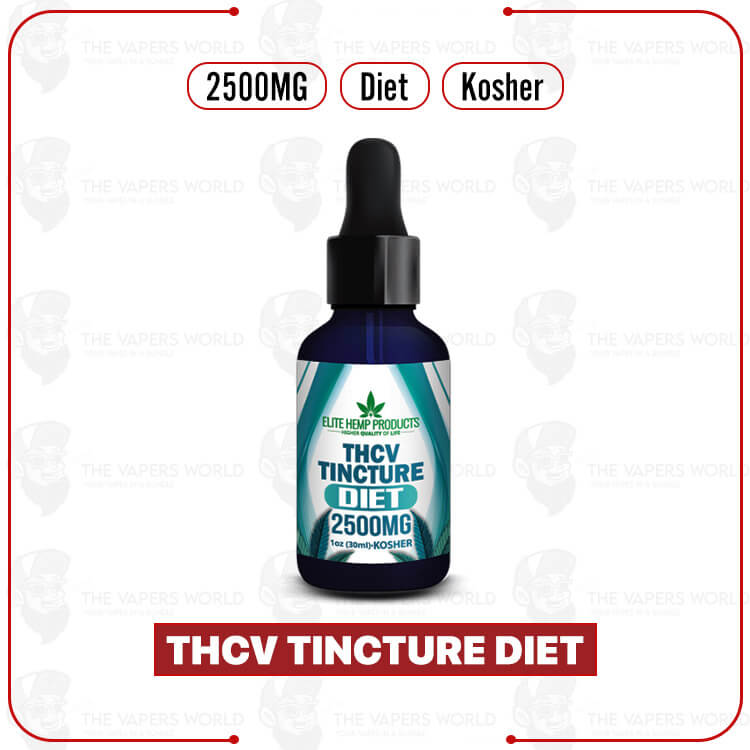 Elite Hemp - THCV Tincture 2500mg Diet