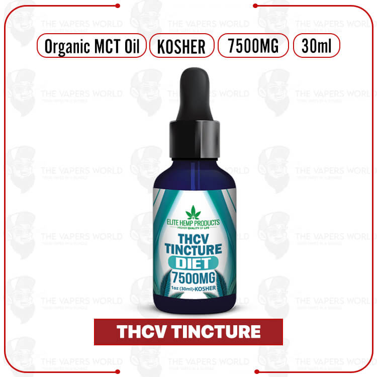 Elite Hemp - THCV Tincture 7500mg Diet