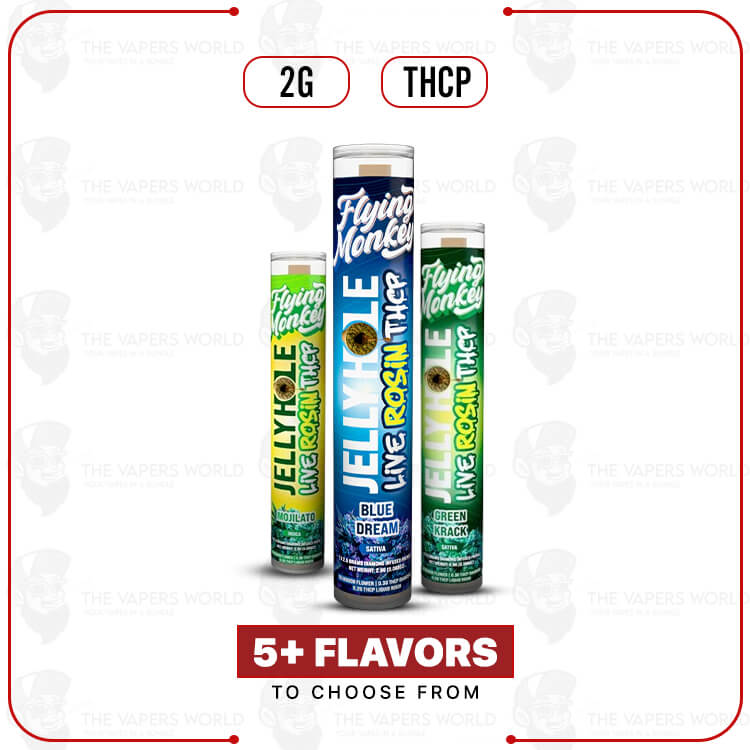 Flying Monkey THCP Live Rosin Jelly Holes Prerolls