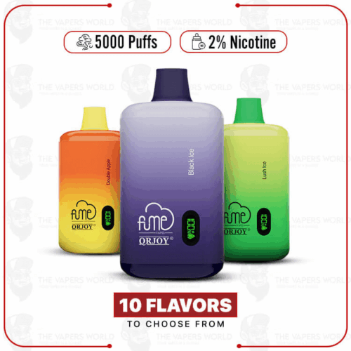 Fume Recharge 2% Nic Vape Disposable Device 5000 Puffs