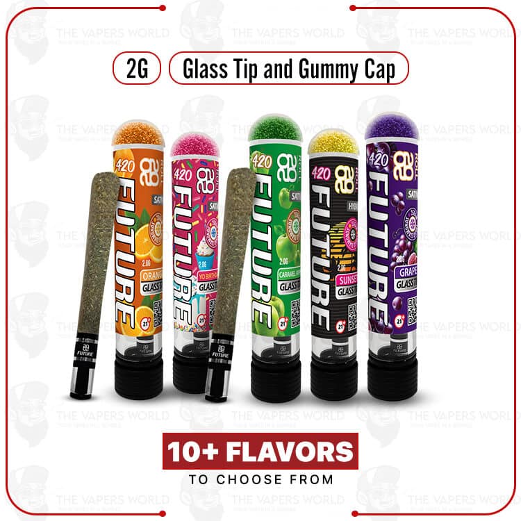 Future 2g THC Infused Pre-Roll with Glass Tip and GummyCap
