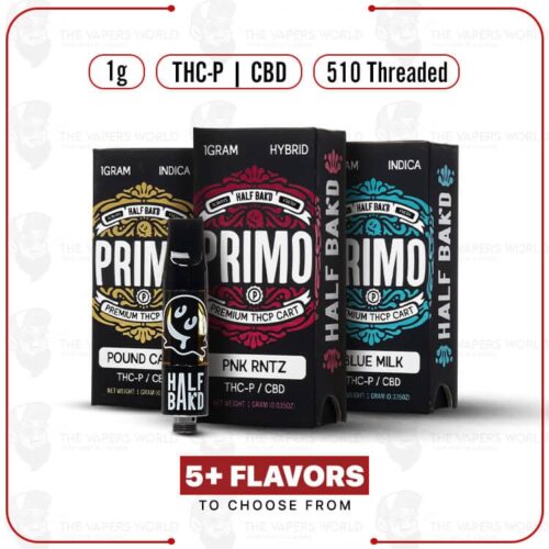 Half Bak’d Primo Blend THC-P Cartridge – 1G