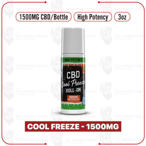 Hemp Bombs 1500MG Premium CBD Max Potency Cool Freeze Roll On