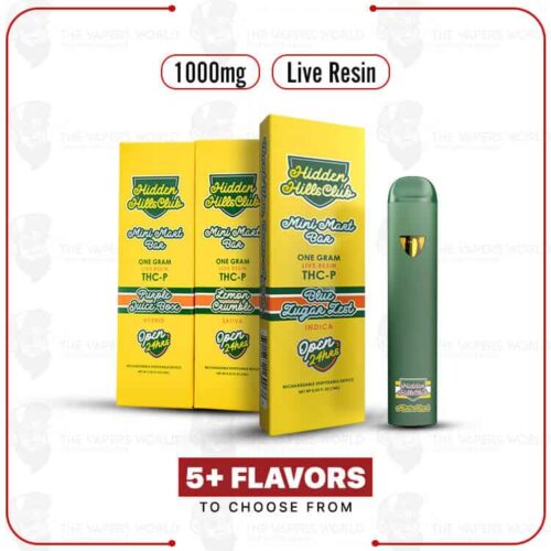 Hidden Hills Club Mini Mart Bar THC-P Live Resin Disposable – 1G