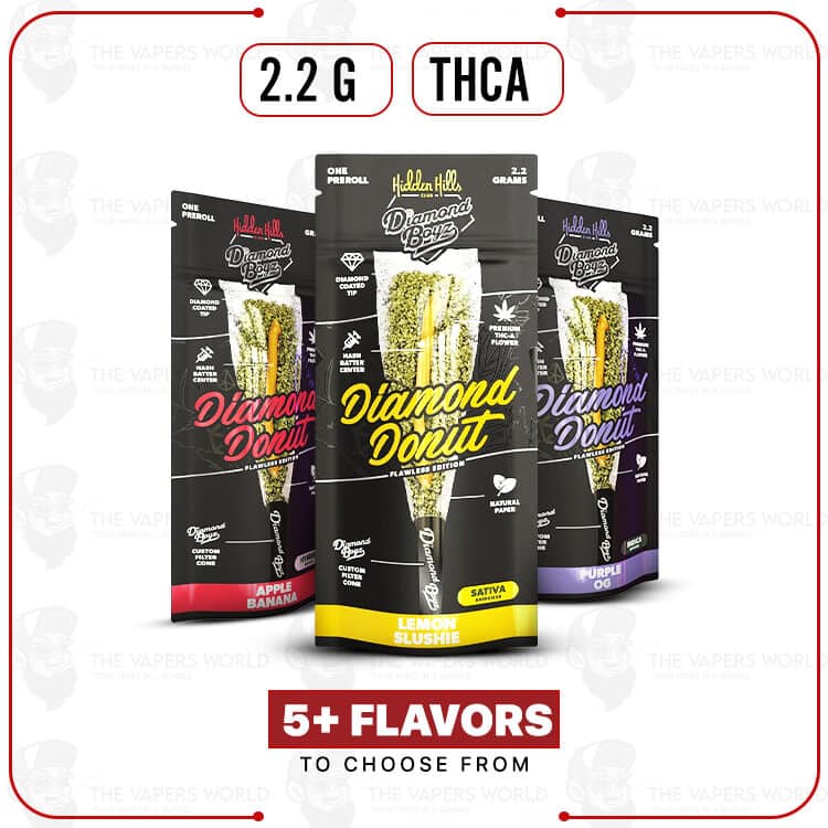 Hidden Hills Club x Diamond Boyz Diamond Donut 2.2G Pre Roll ? 1CT