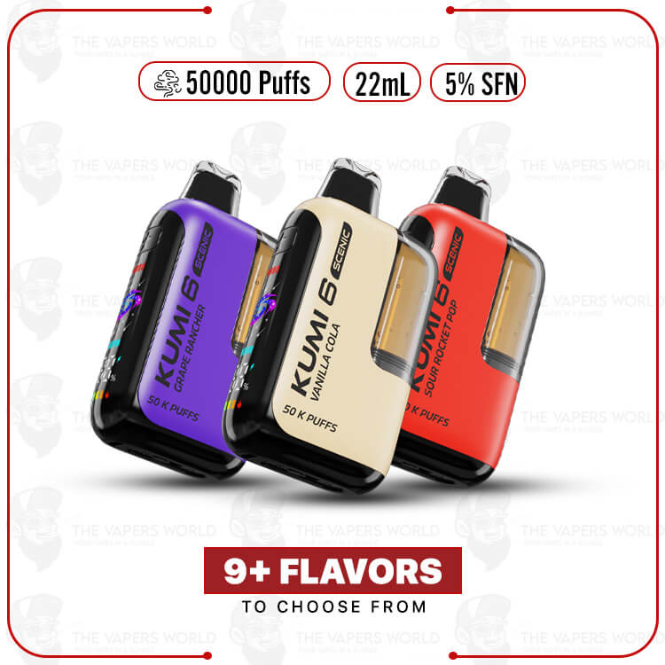 KUMI 6 Scenic 50K Puffs Disposable