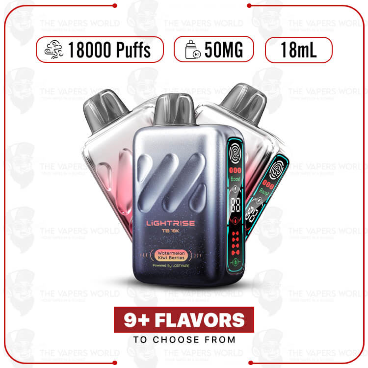 LIGHTRISE TB 18K Puffs 5% Disposable