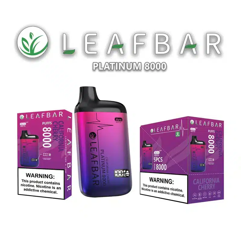 Leaf Bar Platinum 8000 Puff Disposable Vape - Image 7