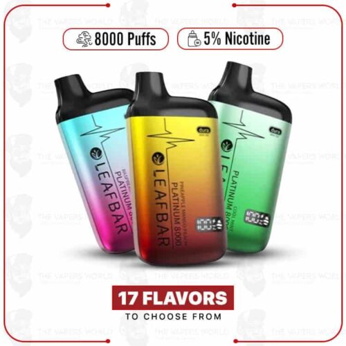 Leaf Bar Platinum 8000 Puff Disposable Vape