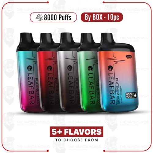 Leafbar Platinum 80000 Puffs Disposable Vape by Box