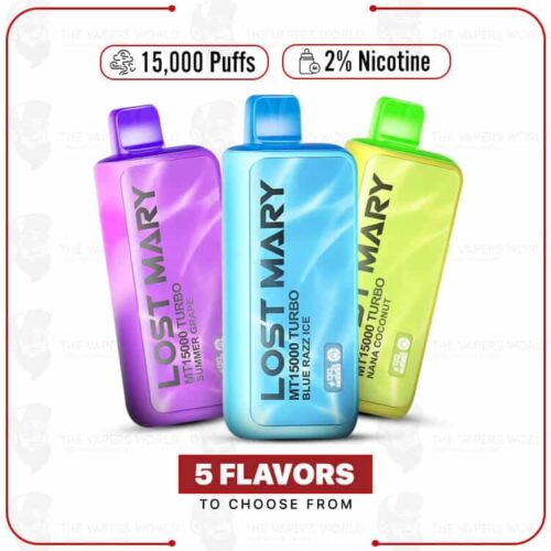 Lost Mary MT15000 Turbo 2% Nicotine Disposable vape