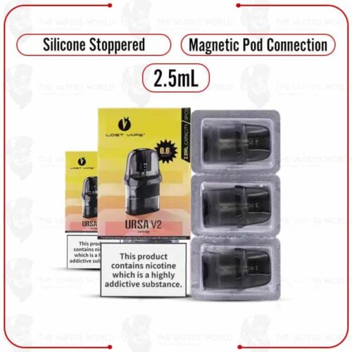 Lost Vape Ursa Replacement Pod Cartridge - 3PK