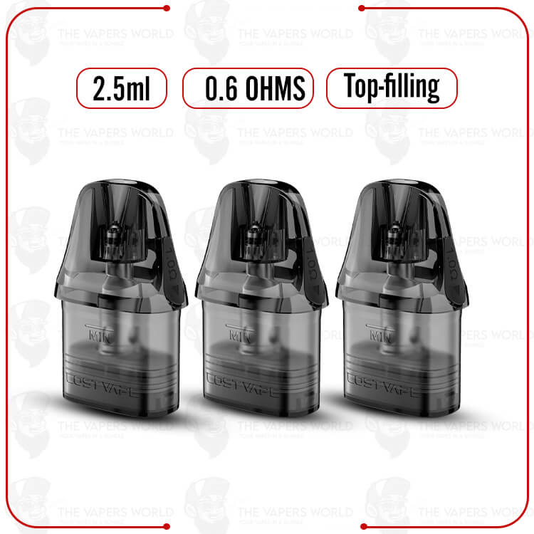 Lost Vape Ursa Replacement Pod Cartridge V3 - 3PK