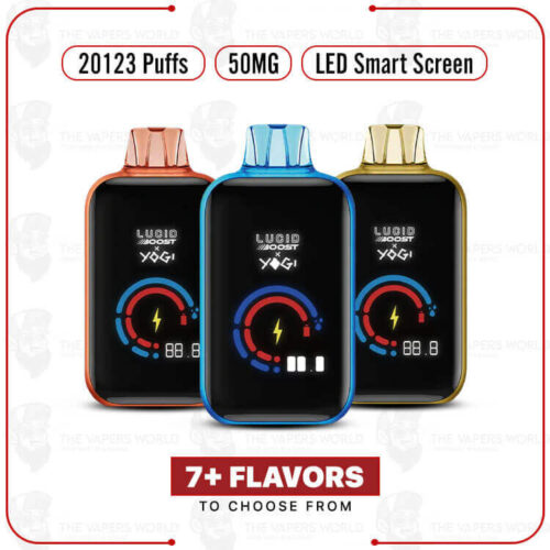 Lucid Boost x Yogi 20,123 Puffs 5% Disposable