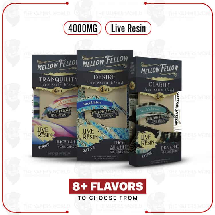 Mellow Fellow Live Resin Blend Disposable – 4ML