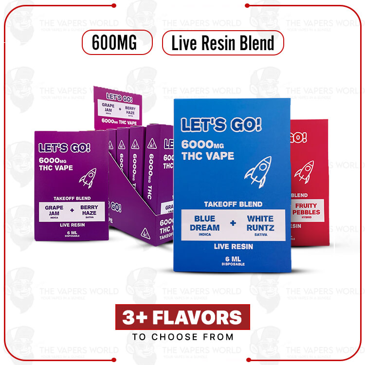 NYB Lets Go Takeoff Blend Live Resin Disposable 6ML