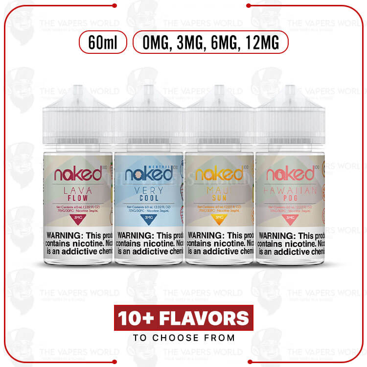 Naked 100 E-Liquid Vape Flavors 60ml