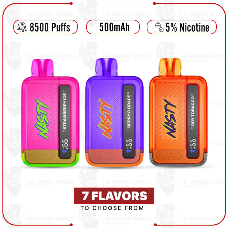 Nasty Bar 8500 Puff Disposable Vape (DX8.5i)