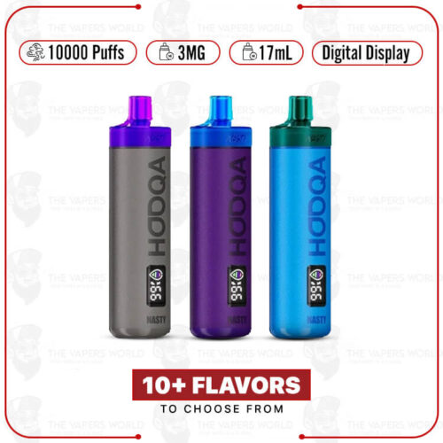 Nasty Bar Hooqa DFR10Ki DTL10,000 Puffs Disposable