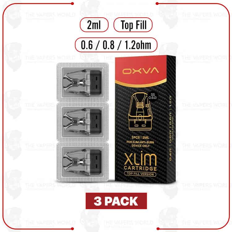 OXVA Xlim Top Fill Replacement Pod Cartridge - 3PK
