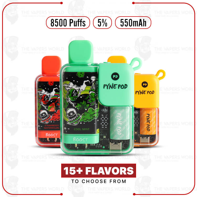 Pyne Pod BOOST 8500 Puffs Disposable Vape