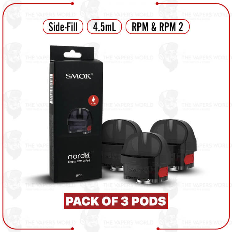 SMOK NORD 4 Empty Replacement Pod Cartridge - 3PK