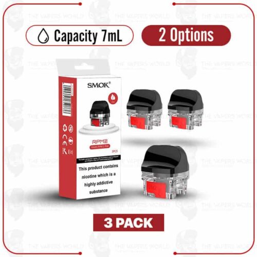 SMOK RPM 2 Empty Replacement Pod Cartridge - 3PK