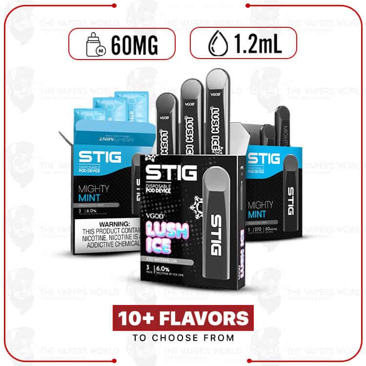 STIG 60MG Disposable Pod Device - 3PK