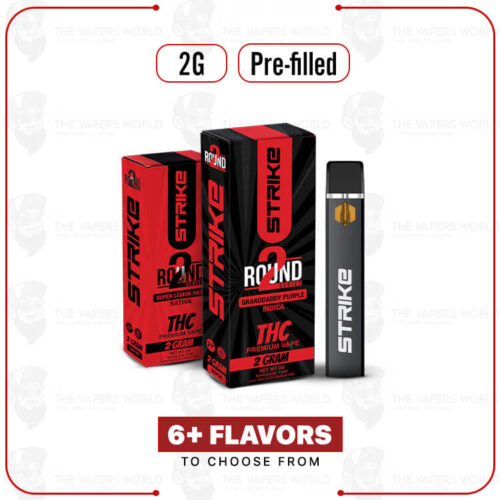 Strike Round 2 Series THC Disposable 2G