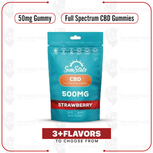 Sun State Hemp CBD Full Spectrum 50mg Gummy Grab N' Go Bag - 10ct 500mg