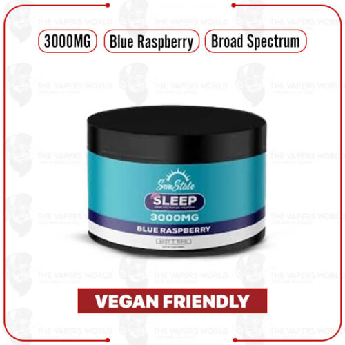 Sun State Hemp Deep Sleep CBD Gummies Blue Raspberry - 3000mg