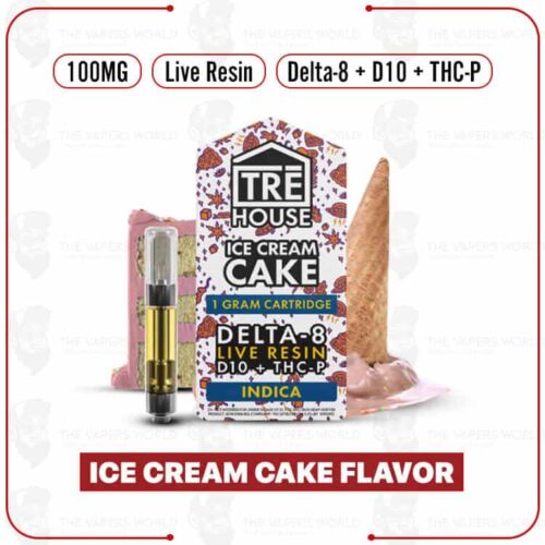 TRE House 1G Live Resin D8/D10/THC-P Cartridge