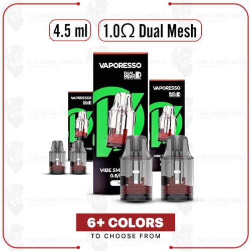 Vaporesso Vibe Dual Mesh Replacement Pod Cartridge - 2PK